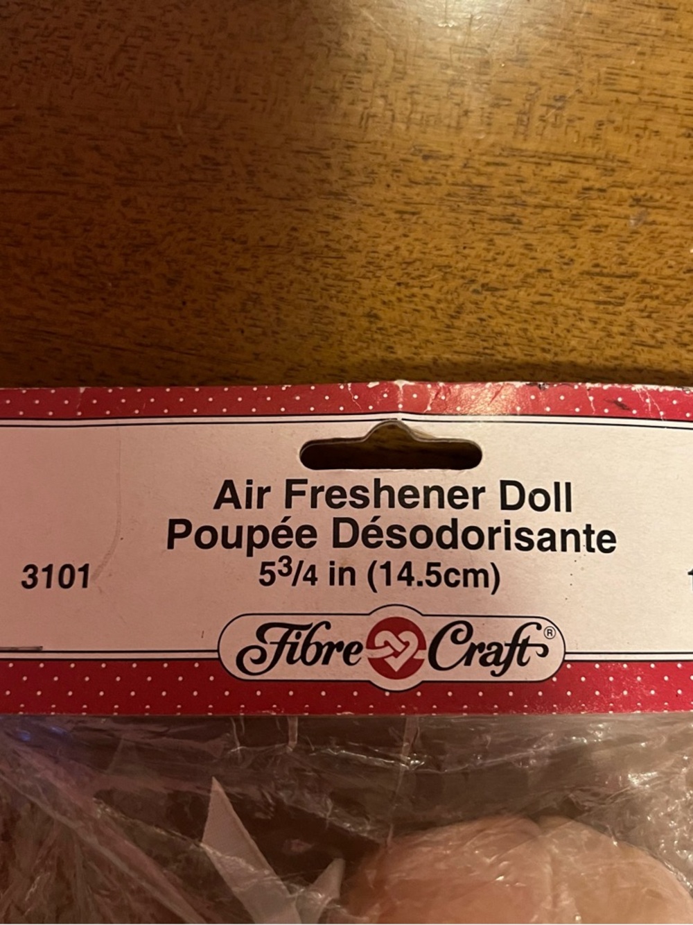 Fibre-Craft Air Freshener Doll - Blonde with Blue Eyes Vintage - Picture 4 of 4
